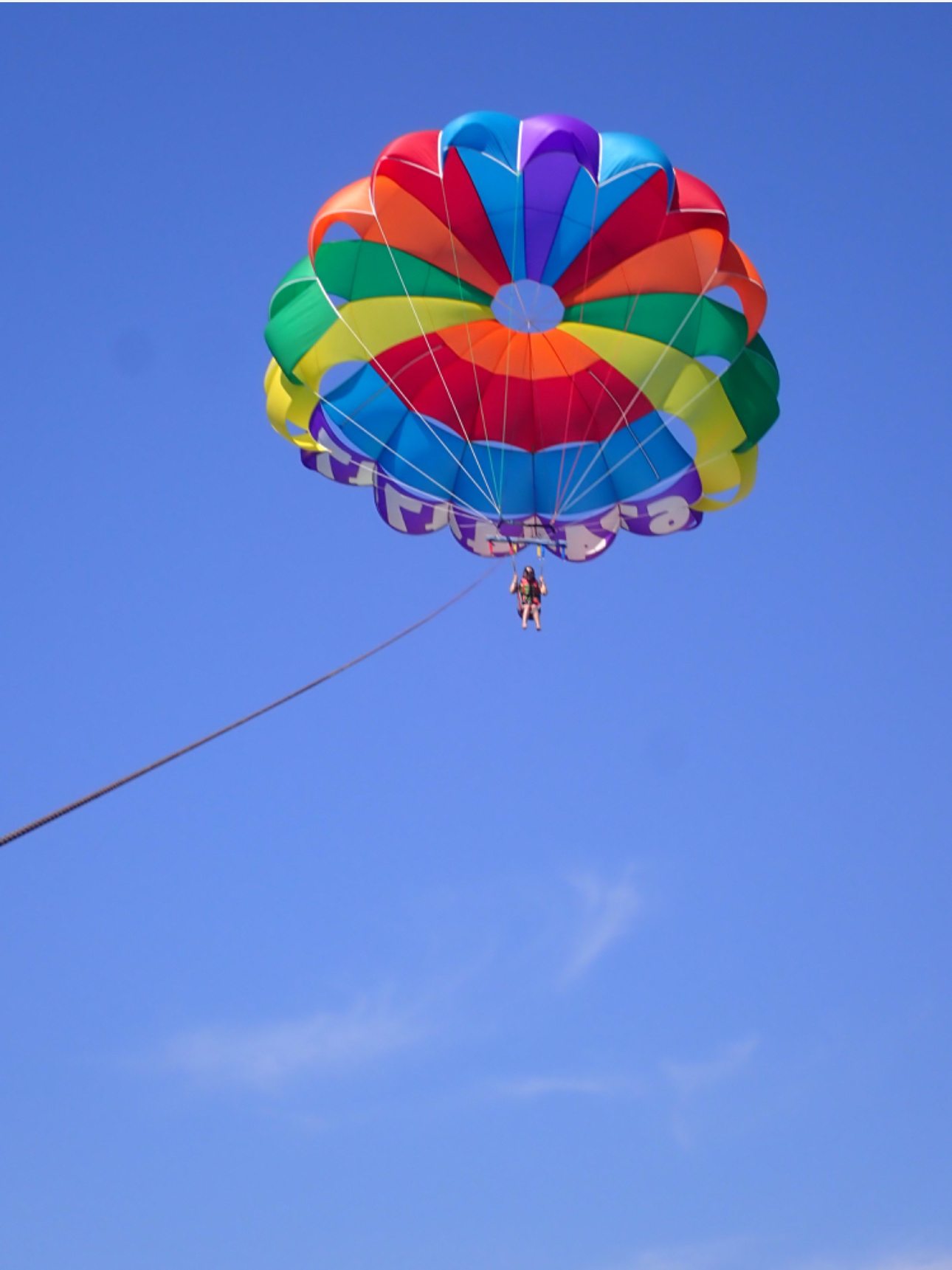 Luisina on a coastal hike, windy day